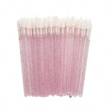 50 قطعة فرش مكياج مخملية، أمشاط رموش متعددة الوظائف، أدوات تطبيق لمعان الشفاه، فرش أحمر الشفاه، عصي تنظيف الأظافر، أدوات تطبيق مكياج محمولة لصالونات التجميل والاستخدام اليومي للمكياج - متعدد الألوان - مشاهدة 12