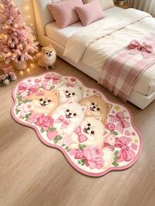 1 buah Keset Lantai Motif 5 Anak Anjing, Keset Kamar Mandi, Karpet Kamar Mandi, Keset Pintu, Karpet Kecil, Karpet, Keset Lantai, Dekorasi Rumah, Karpet Area, Keset Luar Ruangan, Dekorasi Rumah, Karpet Area, Karpet Kamar Tidur, Karpet yang Dapat Dicuci - MultiWarna - View 4