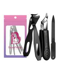 2/3/4pcs Nail Clipper Set, Angled Toenail Clipper, Ingrown Nail Clipper, Thick Nail Clipper With Debris Slot, Foot Care Tools, Toenail Scissors - Multicolor - View 6
