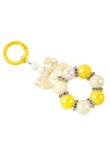 Bowknot Beaded Wrist Strap Bag Charm, Sweet Style Keychain, Creative Bag Decoration, Gift For Best Friends And Sisters, Party Prize - 2905 - View 12