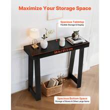 Sofa & Console Tables - Black - View 4