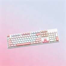 Lenovo Keyboard Mekanik GK10, keyboard berkabel ukuran penuh 104 tombol dengan tombol yang dapat diganti panas (hot-swappable) dan anti-ghosting penuh. Ideal untuk esports, gaming, dan penggunaan kantor. - View 9