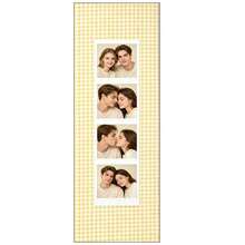 Couple Photo Strip Frame, Customized Photo Booth Frame, Striped Fabric Frame, Couple Anniversary Gift, Wedding Keepsake, Home Decor - Multicolor - View 23