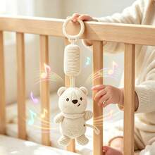 1pc Baby Chime Wind Hand-Cranked Bell Toys, Ideal For Visual Enlightenment Of Young Babies, Make Sounds When Shaken, Develop Motor Skills. - Multicolor - View 10