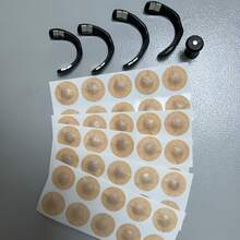 Full Set Magnetic Nose Expander, Suitable For Running And Cycling - Unisex Nose Strip Accessories, Fitness Gear - Sweat-Proof Nose Bracket - 50 Stickers + 4 Nose Clips + 1 Retriever - Apricot - View 7