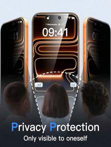 Mr. War Gorilla 4pcs [Personalized Silk Print Black Edge High Definition Film] Compatible With Latest 2026, Compatible With IPhone Duo/18promax/18pro/18/17e/17 Pro Max/17 Pro/17Air/17/16 Pro Max/16 Pro/16 Plus/16/15 Pro Max/15//14/13/12 And Other Models. High Hardness Tempered Glass, Avoid Daily Sharp Object Scratches, Precise Fit Without Gaps, Advanced Adhesive For Stable Adsorption, Phone Accessories. - Black - View 8