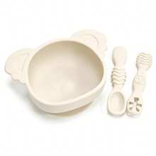 3pcs Silicone Tableware Set, Includes 1 Koala Bowl And 2 Spoons, For Baby Daily Feeding And Self Feeding Training, Nice Gift Option - Multicolor - View 15