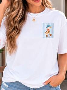 Women T-Shirts - White - View 2