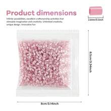 1000+Pcs Perler Bead Kit, Morandi Color Tone P Series Refill, Birthday, Graduation Season, Back To School, Valentine's Day, Halloween Party Birthday Gift, Multi-Color 2.6mm Perler Bead Bulk Refill Kit - 2.6mm Puzzle Beads - View 5