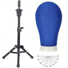 1pc Mannequin Head Wig Stand, Suitable For Wig Making And Display, Training Head Stand, Wig Model Head Holder - View 4