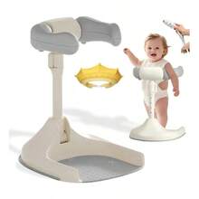 Soporte Ajustable para Baño de Bebé con Respaldo Ergonómico, Base Antideslizante y Diseño de Apoyo para Baño Infantil - Gris - Ver 1