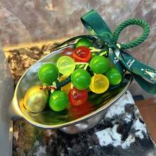 Christmas Grape-Shaped Handmade Soap Mold Set And Consumables Refill Pack, Includes Plastic Round Ball Mold, Gold Bells And Green Rope, Soap Making Tool Kit, Reusable Soap Mold, Soap Making Materials, Soap Mold, Soap Making Accessories, Small Soap Mold, Suitable For Making Soap, Candles And Resin Crafts - Mold + Rope + Bell - View 5
