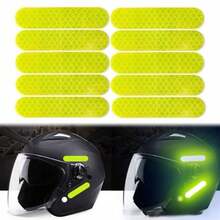 10/20pcs Self-Adhesive Bicycle Spoke Reflective Stickers, High Visibility Night Riding Safety Warning Tape, Rainbow Gradient & Solid Color Decorative Strips, Suitable For Bicycle, Balance Bike, Mountain Bike Helmet DIY Decoration - Multicolor - View 12