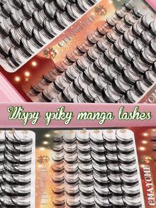 540/648 Clusters Eyelash Book Set, Invisible Ultra-Fine Stem, Lightweight Fluffy D Curl, 10/12/14/16/18mm Mixed Length, Long-Lasting Waterproof, Easy DIY Wear, Pink Storage Box, Christmas Gift Set For Women - Pink - View 10
