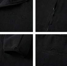 Timberland 新款男士戶外登山攀岩保暖抓絨連帽 2 件式 3-in-1 軟殼外套 - 黑色 - 查看 5