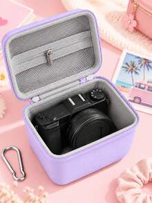Tas Kamera Digital, Tas Penyimpanan Kamera Hard Shell EVA Portabel, Tas Pelindung Tahan Air, Tahan Guncangan, dan Tahan Debu untuk Kamera Digital Kompak & Fotografi Perjalanan - View 8