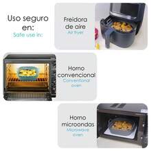 Dam Foldable Silicone Mold, Rectangular, With Handles, Special Air Fryer 22x23 Cms.. - View 4