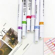 6pcs Flower-Shaped Fine Line Markers, Flower Roller, Essential Office Supplies For Note-Taking And Marking, Perfect For Back To School, Halloween And Christmas Gifts, Multi-Functional Writing Tools - Flower - View 3