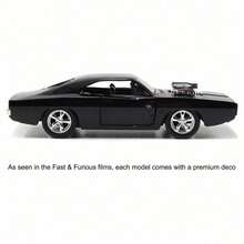 Simba Jada 1:32 Fast & Furious Series Die-Cast Alloy Model Car, Metal Collectible Model Car, Freely Rolling, Opening Doors, Rubber Tires, Racing Car Ornament, Collector's Birthday Gift - Multicolor - View 7