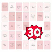 30 Kartu Inspiratif - Kartu Afirmasi Unik yang Membangkitkan Semangat, Kartu Penyemangat Diri untuk Pria dan Wanita, Kartu Afirmasi Positif, Kartu Kebaikan, Catatan untuk Kotak Bekal Makan Siang - MultiWarna - View 6