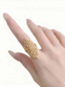 1pc Exquisite Ring Women's Wedding Anniversary Accessory Gift - 1# - View 4