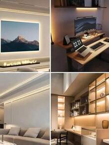 1pc USB Light Strip, Indoor/Outdoor Decorative Light, Suitable For Bedroom, TV Background, Bathroom, Home, Cabinet, Mirror Decoration, Can Be Used As Holiday Gift - USB LED Strip Light - View 7