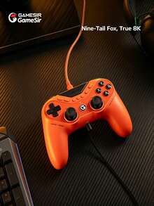 GAMESIR Nine-Tailed Fox 8K Symmetrical Wired Gaming Controller 8000Hz Polling Rate FPS Switch 2 PC Steam - View 8