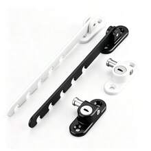 Children Safety Lock Door Window Windproof Support Lock Strap, Stainless Steel Material 5-Position Adjustable Door Window Limit Safety Lock, Indoor Baby Drawer Lock Strap Fixer - Multicolor - View 3