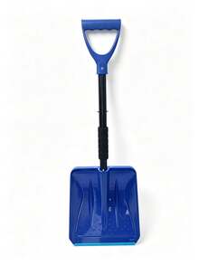 1pc Detachable Car Trunk Snow Shovel, Heavy Duty Plastic Blade With D-Handle, Suitable For Winter Snow Removal And Sand/Gravel Cleaning - Snow Shovel - View 12