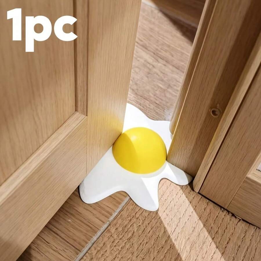 Creative Realistic Plastic Egg-Shaped Door Stopper, Anti-Pinch Door ...