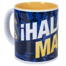 Real Madrid CF Hala Madrid Mug - Blue/White/Yellow - View 1