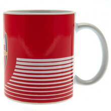 Arsenal FC Lines 325ml Mug - Red/White - View 3