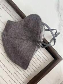 MESHUOKAI Women's Soft Wool Blend Winter Face Mask, Windproof Warm Adjustable Ear Hook Face Shield, Breathable For Cold Weather Outdoor Travel Holiday Daily Accessory - Multicolor - View 7
