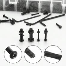 1225pcs Stainless Steel Hex Screws And Socket Bolts Nuts Set Assorted M2 M3 M4 M5 - 23T-WIN-UK-Nuts-1225PCS - View 8