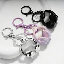 Earphone Keychain, Cute Earphone Bag Pendant, Suitable For Music Lovers' Backpack Bag Pendant, Wallet Car Key Accessory - Multi-color - View 6