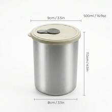 304 Stainless Steel Food Container, Stackable Refrigerator Sealed Fresh-Keeping Box, Fruit And Vegetable Meat Storage Box With Lid, Large Capacity Food Preservation Box, Suitable For Kitchen Food Storage And Organization - Multicolor - View 17