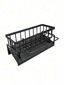 Minimalist Automatic Tilting Drain Tray Sink Organizer Rack, Suitable For Women, Men And Home Cooks, Dish Drying Rack, Can Hold Sponge, Brush And Soap, Essential Minimalist Kitchen Home Storage Accessory - Multicolor - View 10