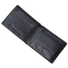 Lambretta Punched Leather Wallet - Black - View 2