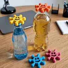 4pcs Smiling Sunflower Non-Slip Effort-Saving Bottle Opener, Easily Open Soda And Drinks, Practical Home Opening Assistant, Gift For Relatives And Friends, Gift Bag Filler - View 1