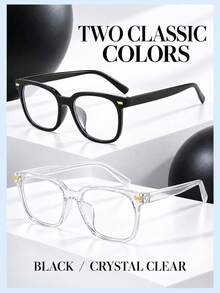 Glasses (With Storage Bag), Lightweight And Comfortable, No Pressure On The Nose Bridge For Long-Term Wear, Suitable For All Face Shapes, Skin Tones And Outfits, Unisex, Great Gift Choice For Holidays - Glasses - View 3