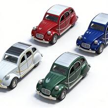 Vintage Car Model - Die-Cast Craftsmanship, Exquisite Detail Treatment, Openable Doors - Suitable For Model Enthusiasts Collection - Birthday Gift - Multicolor - View 3
