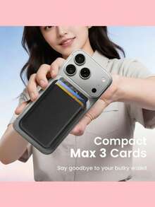 Dompet Kartu Ponsel Magnetik Gaya Girly Korea dengan Slot Kartu MagSafe, Pengisian Daya Nirkabel, Casing Ponsel Tidak Termasuk, Kompatibel dengan iPhone 16 Pro Max/15 Pro/14/13/12/11 - MultiWarna - View 4
