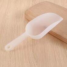 3pcs Multi-Functional Ice Cream Scoop, Flour Scoop, Measuring Spoon, Baking Supplies, Restaurant & Kitchen Utensils, Versatile Spoon, Kitchen Tools, Baking Flour Spatula, Ice Cream Scoop, Food Scoop, Suitable For Restaurant, Gardening - White - View 5