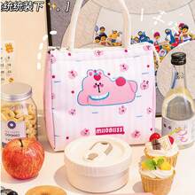 1 buah Tas Bekal Makan Siang Portabel Berinsulasi Kapasitas Besar, Tas Bekal Persegi Panjang Motif Rumah Lucu dan Estetis, Hadiah Natal, Tas Bekal Musim Dingin untuk Sekolah, Kerja, Liburan, dan Pelajar yang Dapat Digunakan Kembali - MultiWarna - View 10