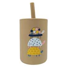 1pc Silicone Baby Straw Cup With Cute Printed Pattern, 180ml Large Capacity Water Cup Suitable For Baby Daily Drinking - Multicolor - View 10