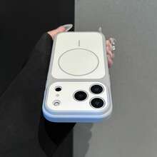 Luxury Vivid Colors Magnetic Case Compatible With Iphone 18 Pro Max 18 Pro, With Magnetic Wireless Charging And Screen Protector Phone Case Compatible With Iphone 16 Pro Max 17 Pro Max 16 Plus 17 12 11 15 14 13 - Titanium Gray - View 9