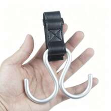 Baby Stroller Hooks Double Hooks Stroller Accessories Solid Color Stroller Accessories Bicycle - Multicolor - View 5