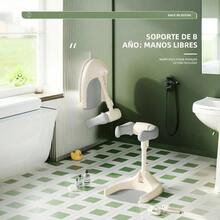 Soporte Ajustable para Baño de Bebé con Respaldo Ergonómico, Base Antideslizante y Diseño de Apoyo para Baño Infantil - Gris - Ver 5
