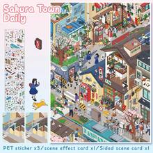 New Large Upgraded 3D Scene Stickers, Miniature House Diorama Stickers, Adult Scrapbook Stickers, DIY Handmade Stickers, Suitable For Halloween, Easter, Christmas - Multicolor - View 8