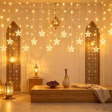 1pc LED USB Star Window Decorative Lights, Adjustable Hanging String Lights, Home Decor Lights, Suitable For Christmas Theme Events, New Year Countdown, Birthday Party, Indoor Theme Party, Indoor Decoration, Christmas, Wedding - Star - View 7
